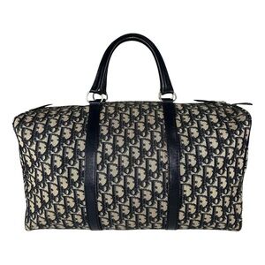 Dior Navy vintage Boston 16 bag